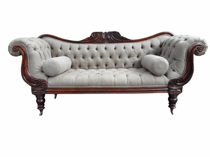 Antique Sofa upholstered