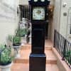 An Antique George III Oak Grandfather / Longcase Clock in an Contemporary Ebonised Finish - Image 3
