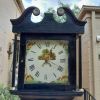 An Antique George III Oak Grandfather / Longcase Clock in an Contemporary Ebonised Finish - Image 6