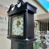 An Antique George III Oak Grandfather / Longcase Clock in an Contemporary Ebonised Finish - Image 7