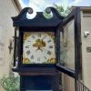 An Antique George III Oak Grandfather / Longcase Clock in an Contemporary Ebonised Finish - Image 8