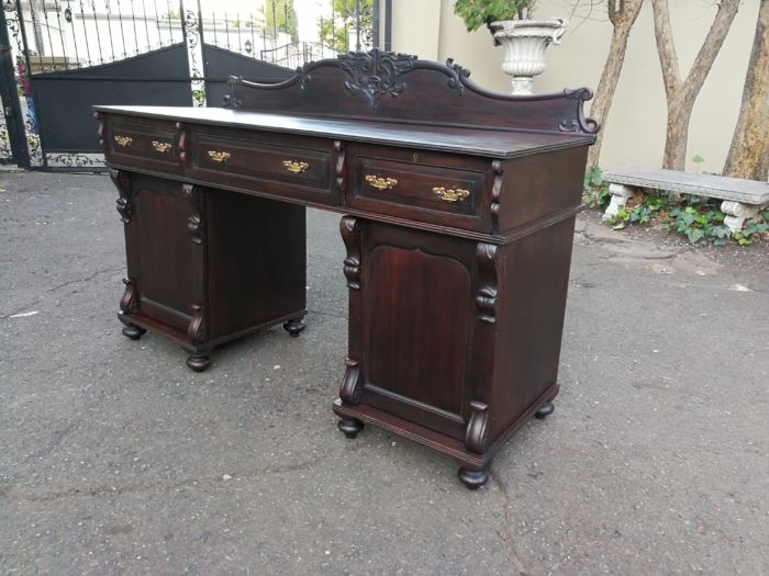 19th Century Colonial Hardwood Sideboard - Image 4