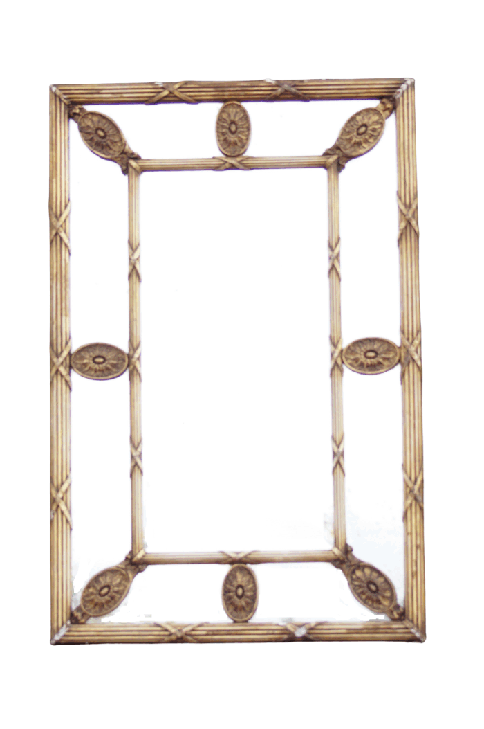 Late 19th/Early 20th Century Gilded Wood Mirror