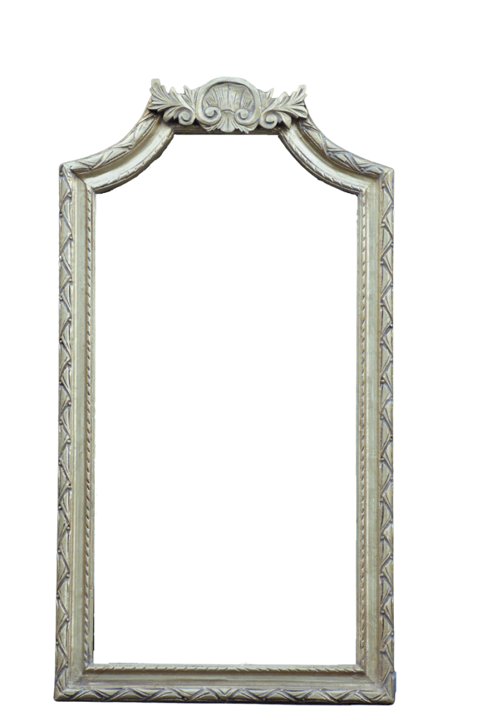 Dark gold gilded mirror