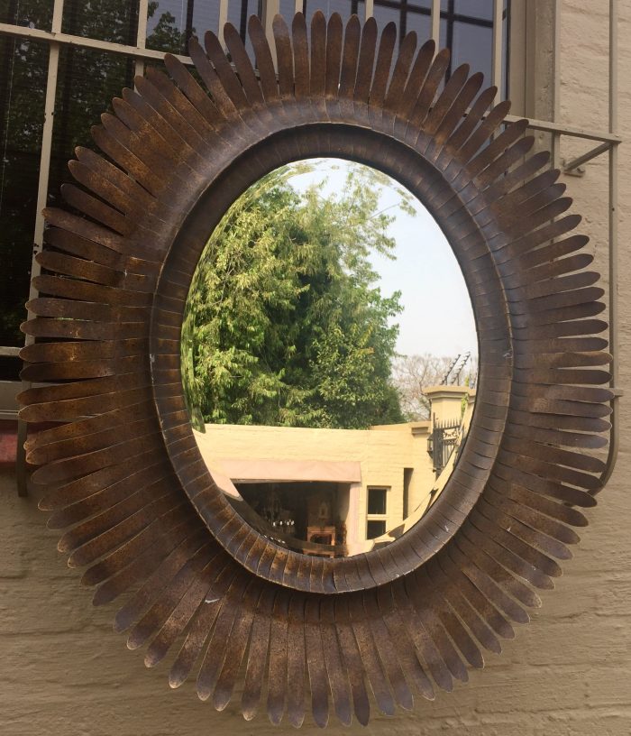 Oval Feathers Mirror - Image 2