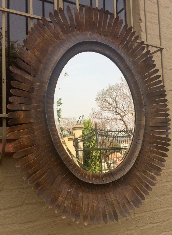 Oval Feathers Mirror - Image 3