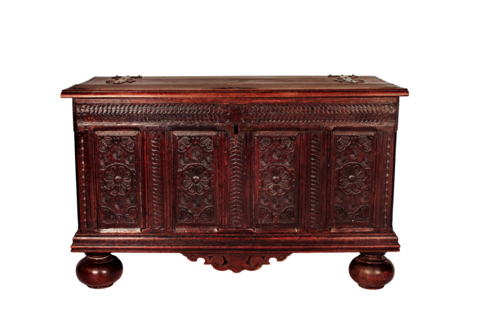 Dutch Oak Kist 18th Century