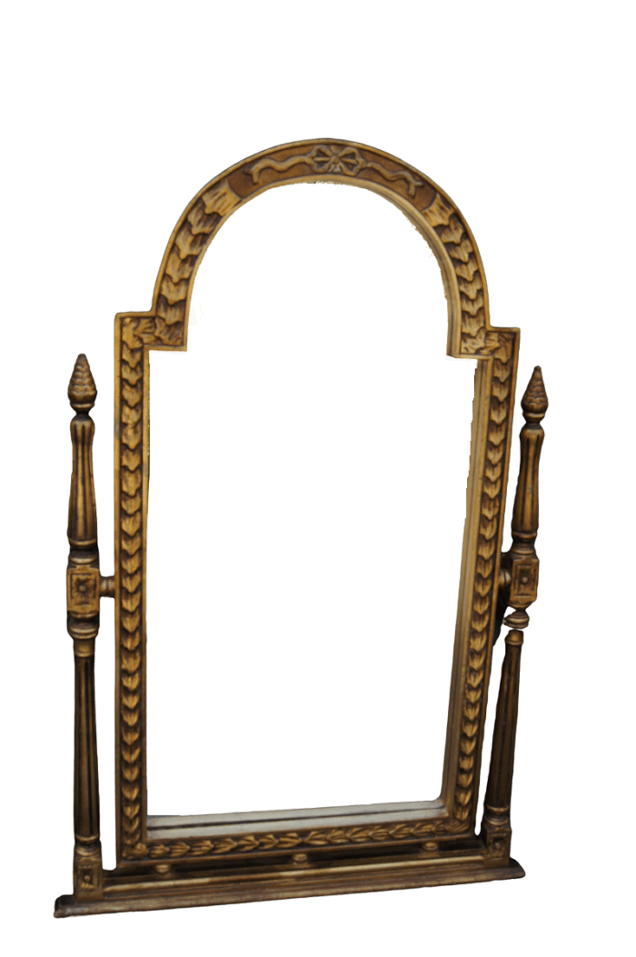 Gilded Arch Top Mirror