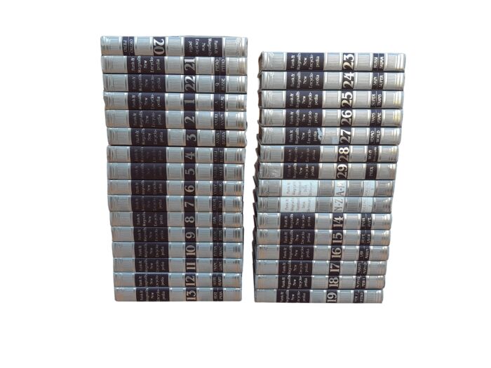 A 20th Century USA Set of Twenty Nine (29) Funk and Wagnalls New Encyclopaedia Books