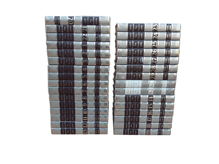 A 20th Century USA Set of Twenty Nine (29) Funk and Wagnalls New Encyclopaedia Books