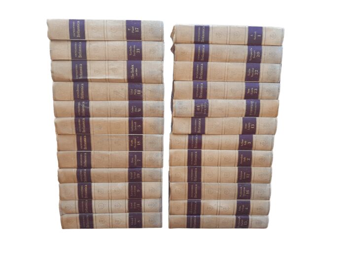 A 20th Century Set of Twenty Four Encyclopaedia Britannica Books