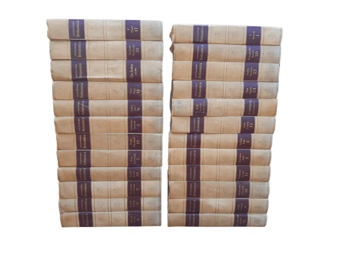 A 20th Century Set of Twenty Four Encyclopaedia Britannica Books