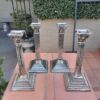 A Set of Four 20th Century Elizabeth II Silver-Plated Corinthian Column Candlesticks - Image 3