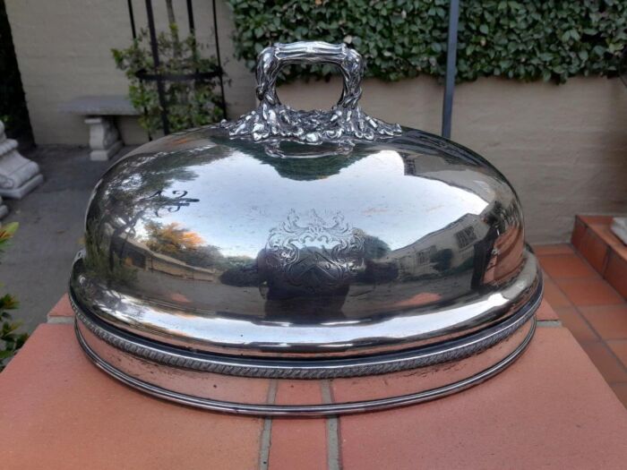 A 19th / 20th century Victorian Silver-plate Food Dome - Image 2