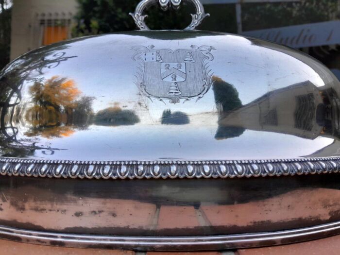 A  20th Century Victorian Silver-plate Food Dome - Image 5