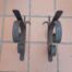 A Pair Of Rustic Wrought Iron Shelf Brackets
