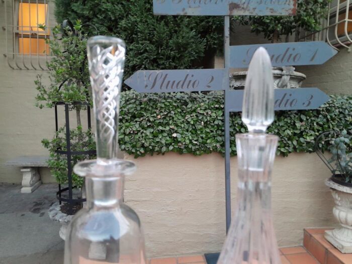 A Set Of Two Crystal Decanters - Image 5