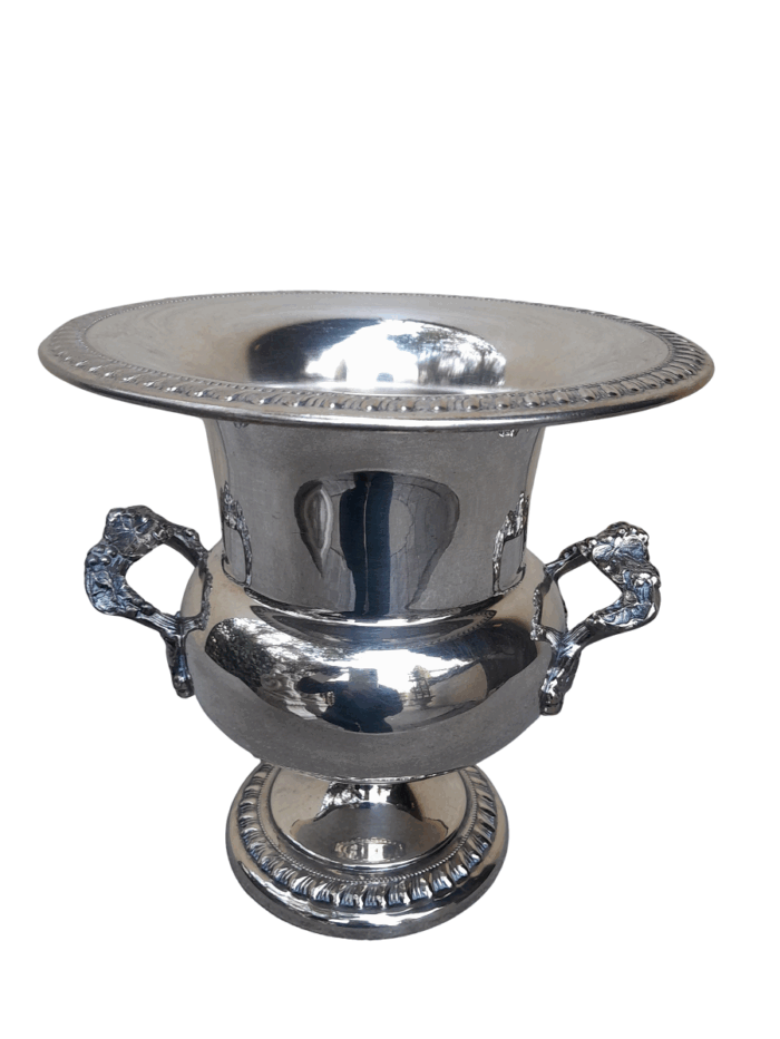 A Late 20th Century Georgian Style Silver-Plate Wine Cooler