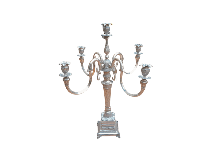 An Early 20th Century Silver Plate Centre Piece Candelabra of Large Proportion