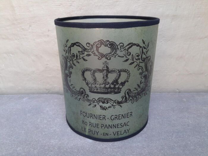 A Hand-Made Lampshade With Crest - Image 2
