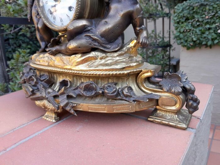 A French Louis XVI Bronze And Gilt Clock - Image 6