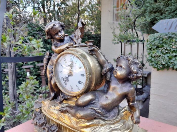 A French Louis XVI Bronze And Gilt Clock - Image 7