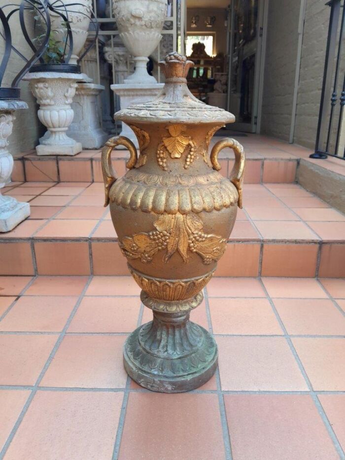 A 20th Century Large Pair Of Urns On Bases - Image 4