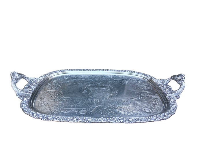 A 20th Century Large Electroplate Tray