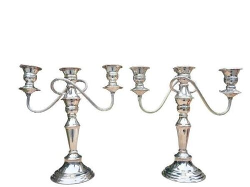 A 20th Century Pair Of EPNS Candelabras With Candle Holders