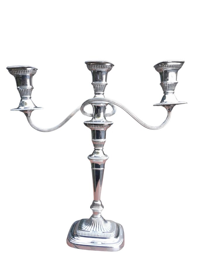 A Regency Style Silver-Plated Mappin And Webb Candelabra