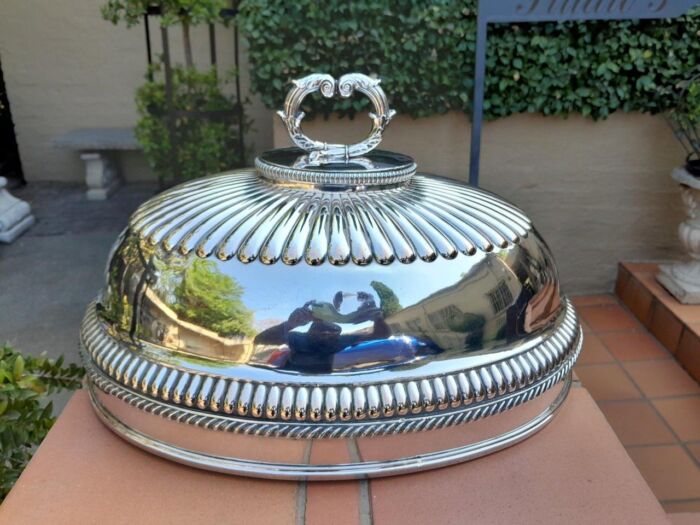 A 19th Century Old Sheffield Silver-Plate Food Dome - Image 3