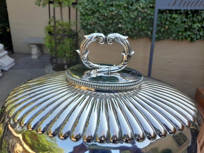 A 19th Century Old Sheffield Silver-Plate Food Dome - Image 5