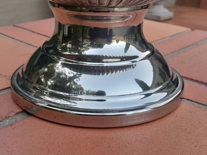 A 20th Century Silver-Plate Champagne / Wine Cooler with Handles - Image 4