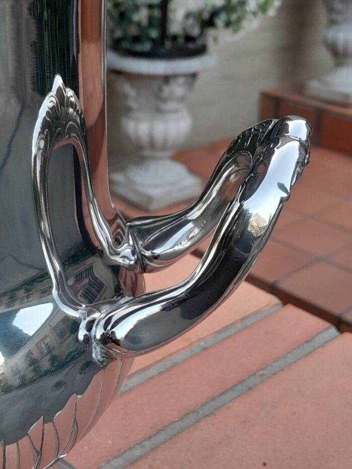 A 20th Century Silver-Plate Champagne / Wine Cooler with Handles - Image 6
