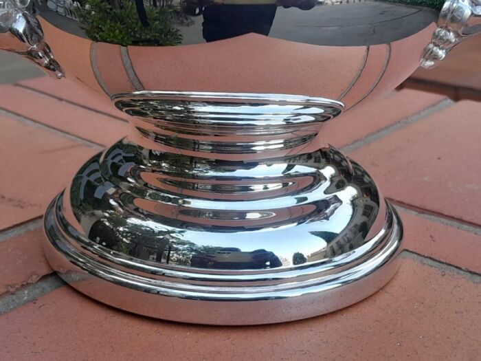 A 20th Century Silver-Plate Champagne / Wine Cooler with Handles - Image 4