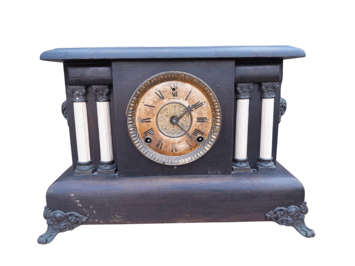 An Antique Edwardian Black Clock