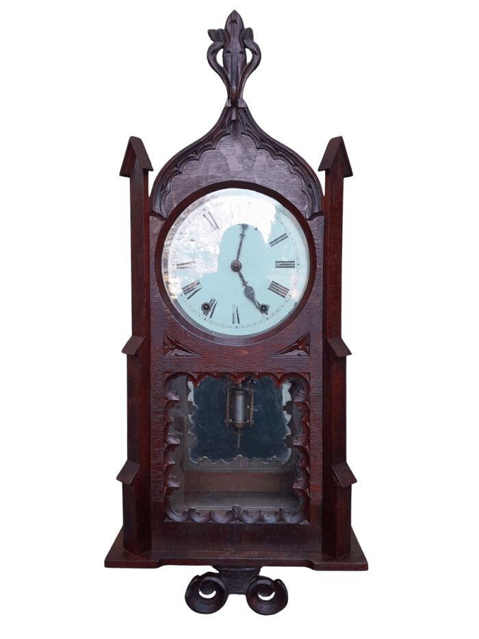 A 19th Century Antique Circa 1855 British Handmade Clock