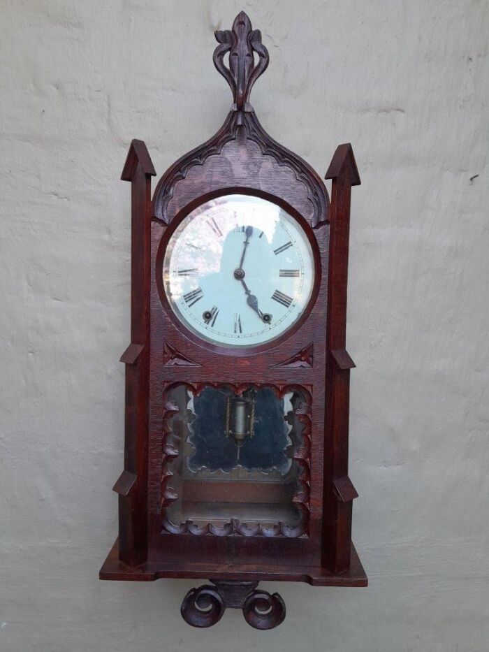 A 19th Century Antique Circa 1855 British Handmade Clock - Image 2