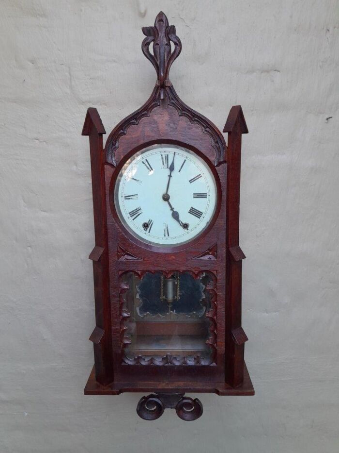 A 19th Century Antique Circa 1855 British Handmade Clock - Image 3