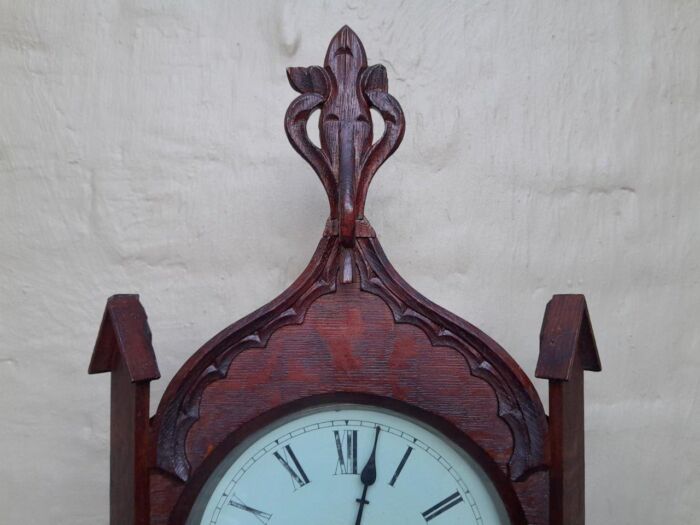 A 19th Century Antique Circa 1855 British Handmade Clock - Image 9