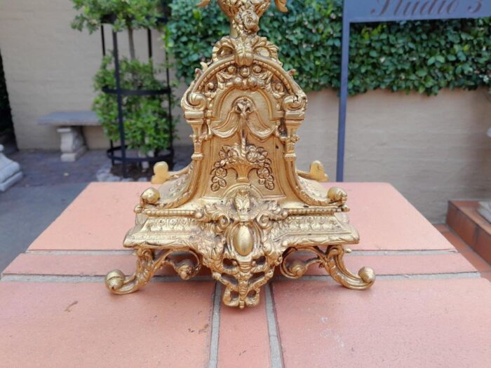 A French Style Brass And Crystal Table Lamp - Image 4