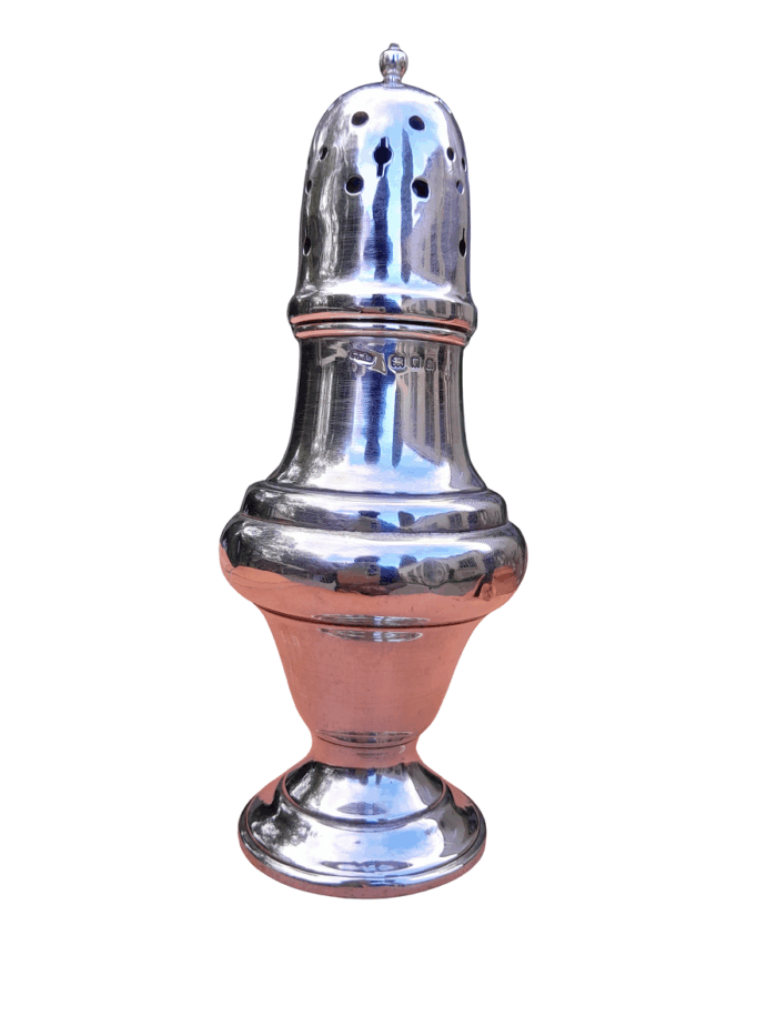 An Antique George V Birmingham 1911 Silver Sugar Caster 121g