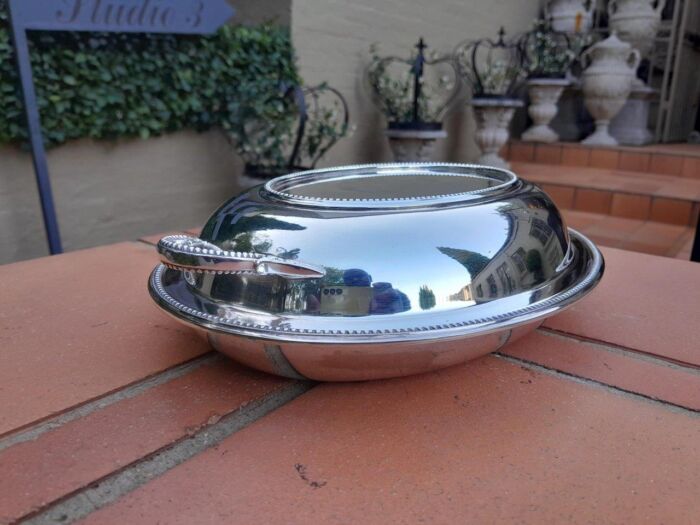 A 20th Century Electroplate Entrée Dish - Image 5