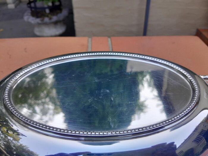 A 20th Century Electroplate Entrée Dish - Image 7