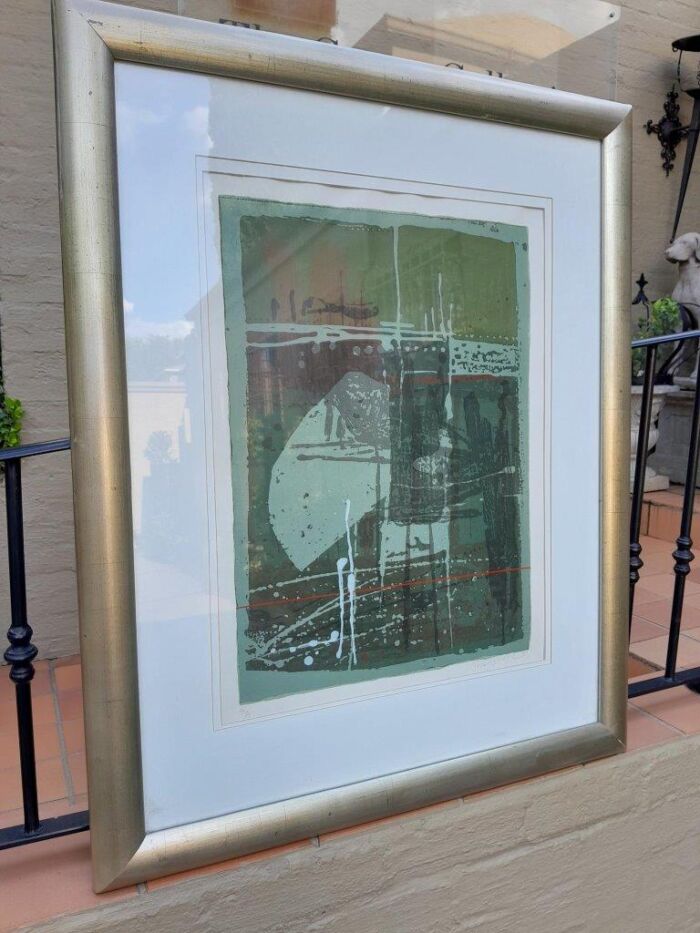 A Fred Schimmel Abstract Silkscreen Signed - Image 2