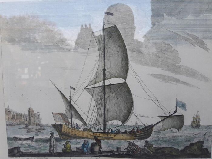 A Pair Of 20th Century French Engraving And Watercolour - Image 4