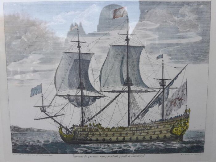 A Pair Of 20th Century French Engraving And Watercolour - Image 6