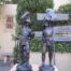 An Early 20th Century Pair of Spelter Warriors Signed 