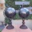 A 20TH Century Pair of World Globes