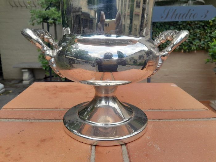 A 20TH Century Champagne / Wine Silver Plate Cooler - Image 4